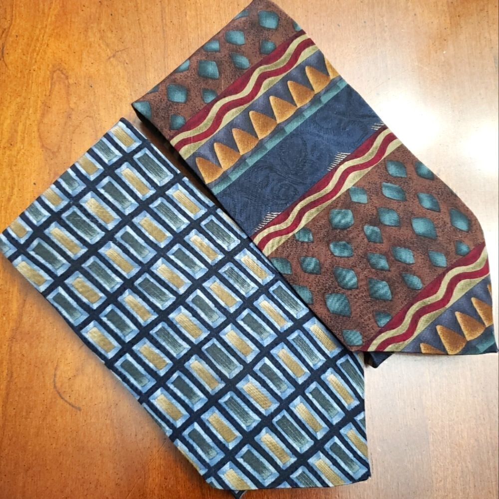 COCKTAIL COLLECTION Set of 2 Silk Neck Ties
